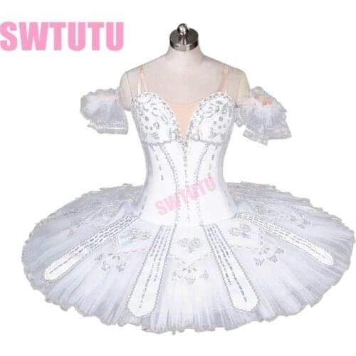 High quality white swan lake ballet tutu,professional classical white ballet tutu for girls,tutu dance,adult tutu BT9037