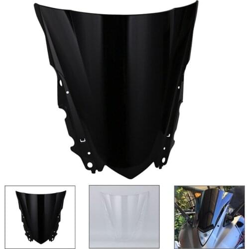 YZF-R25 YZF-R3 Windshield Windscreen Double Bubble For Yamaha YZF R25 R3 2014 2015 2016 Motorcycle Windshield Wind Deflector