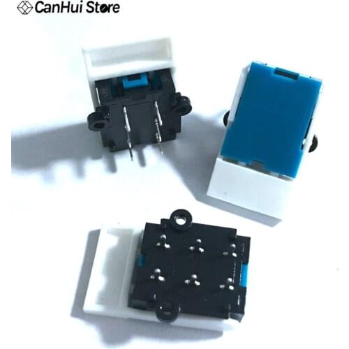 10Pcs/Lot 6pin Telephone Hook Switch Intercom Doorbell Plug Retainer Switch Reed Switch Household Appliances Accessories White