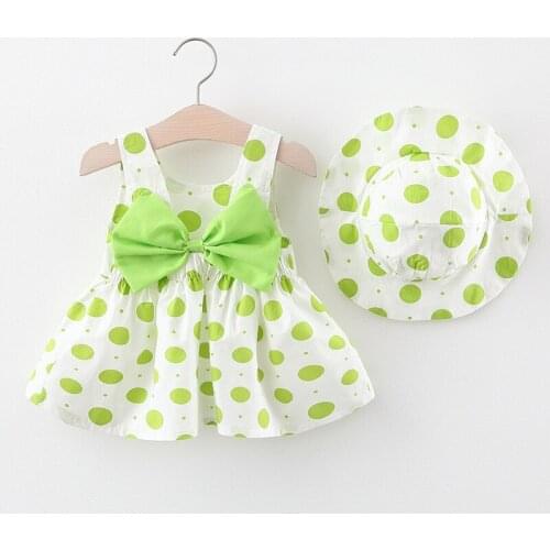 Newborn Girl Dress Baby Clothing Summer Cotton Sleeveless Clothes 2pcs Princess Clothes For Kids Brthday Dresses With Strawberry