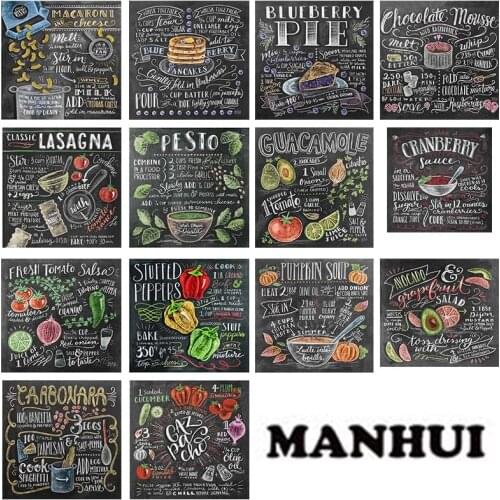 5D Diy Diamond Painting Cross Stitch Blackboard Drawing Series Diamond Mosaic Diamond Embroidery picture Rhinestones MH2001