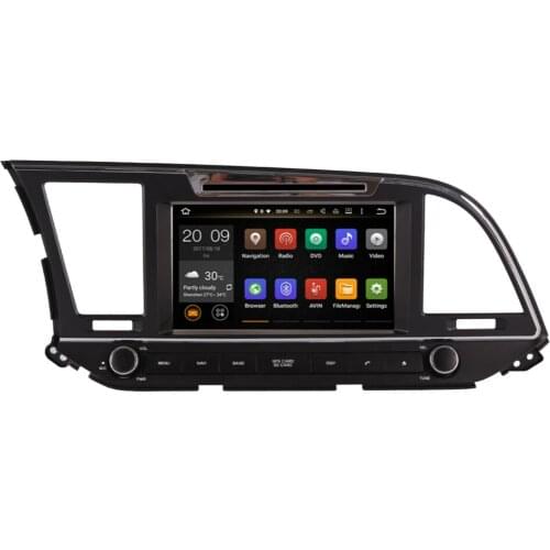 Android 9.0 Left Hand Drivin Car Radio Audio Video Multimedia DVD Player Car Stereo Screen Radio For HYUNDAI ELANTRA 2016-2019