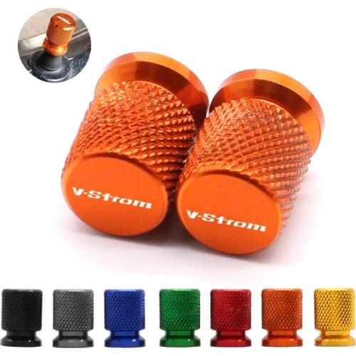 For SUZUKI VSTROM DL250 DL650 V-Strom DL1000 DL 650/XT 1000/XT V STROM 650 1000 250 Waterproof Wheel Tire Valve Stem Cover Caps