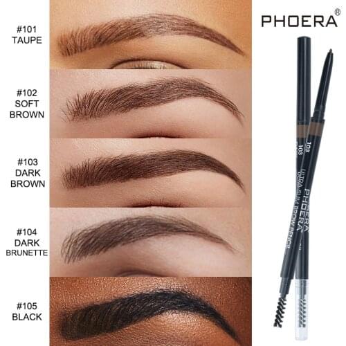 5 Colors Double Ended Eyebrow Pencil Long Lasting Not Blooming Waterproof Super Fine Eyebrow Pen Makeup TSLM1