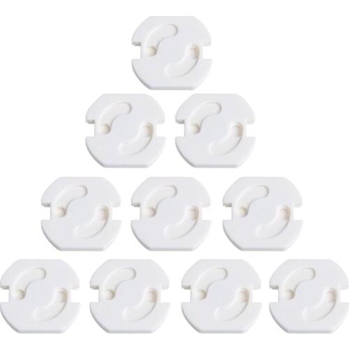 HX5D 10Pcs Mains Plug Socket Cover Baby Proof Child Safety Plug Guard Protector