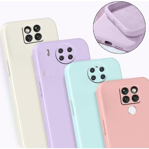 New Square Silicone Phone Case For Huawei Mate 20 Pro Mate 20X Lite Mate 30 40 Pro RS Mate 9 Pro Camera Protect Cube Soft Cover