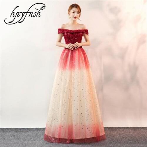 Sequins Clothes Wedding Dress New Korean Style Fashion Off The Shoulder Princess Gowns For Paty Studio Photo Vestido De Noiva