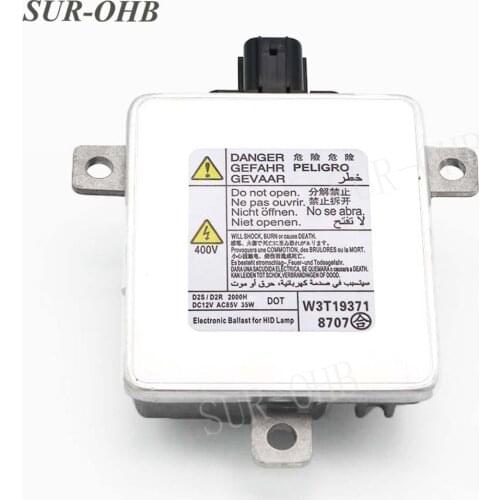 OEM replacement d2s d2r 2000h xenon Ballast 12v W3T19371 for HID Lamp 8707 No se abra AC 85v 35w d2s bulb car lights