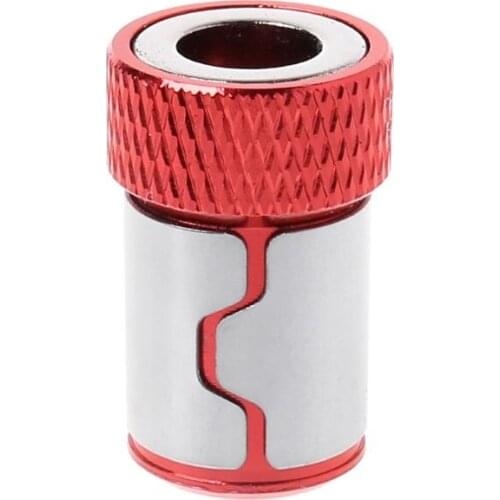 Screwdriver Bits Magnetic Ring 1/4" 6.35mm Metal Strong Magnetizer Screw