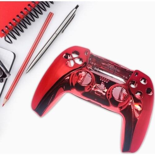 Replacement Shell DIY Housing Case Accessory For PS5 Controller Protective Case Cover Handle Electroplating Ps5 Games Accessorie