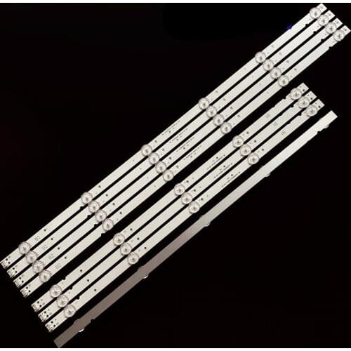 100% New 8pcs/Kit LED strips for LG 55 TV 55UJ6200 UA 55LJ620V 55UJ620 LC550EGJ SK A4 RF AZ550E30 0501A 20 RF AZ550E30 0601B 20