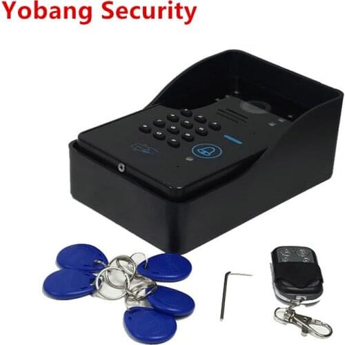Yobang Security Password outdoor camera for Outdoor Video door phone CMOS Night Vision Camera with RFID Door Access