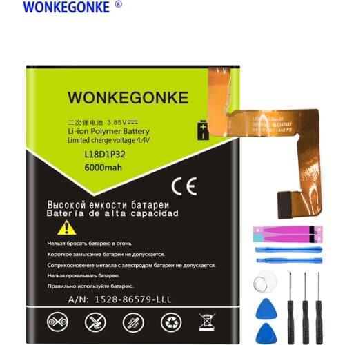 WONKEGONKE 6000mah L18D1P32 Replacement Battery For LENOVO Battery