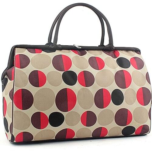 Women Travel Bags Flower Print Female Handbag Large Capacity Tote Luggage Duffle Bag Travel Bag For Women 15T 44cm*30cm*19cm