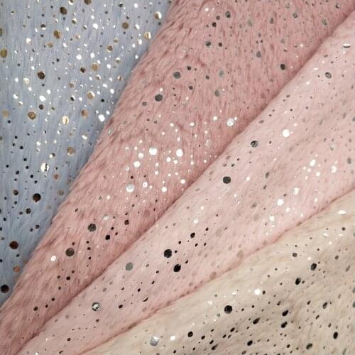 1PC 21X29CM Synthetic Leather, Immitation Fur Leather with Gold Dots For Making Bows Accessories T07