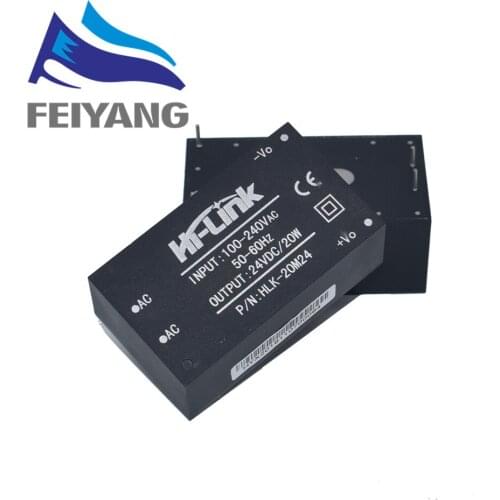 10pcs HLK-20M05/20M09/20M12/20M15 AC DC 220V 5V/9V/12V/15V/24V isolated switching step down power supply module home automation
