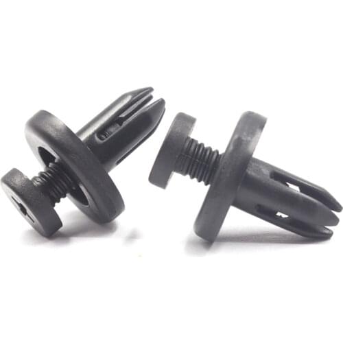 50x Auto bumper fender door Retaining rivet for BMW Toyota Mazda Car plastic screw For Toyota push Expanding retainer clips