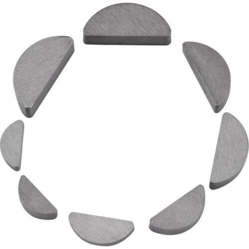 80Pcs/set Woodruff Keys stainless steel Semicircle Bond Key Flywheel Pulley Crank Way Key Assortment Kit Fasteners Mechanical