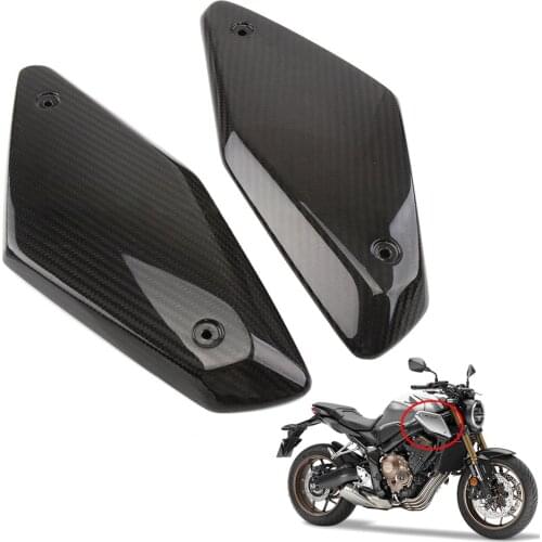 For Honda CB650R CB 650R 2019 2020 Carbon Fiber Frame Side Panel Cover Shell Protector Fairing Body Guard Motorcycle Accessories