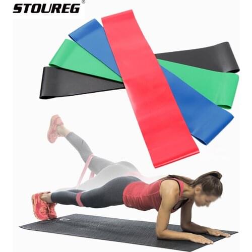 5 Levels Resistance Bands Elastic Fitness Exercises Bands Strength Training Athletic Rubber Bands Loop Band Workout Pull Ropes