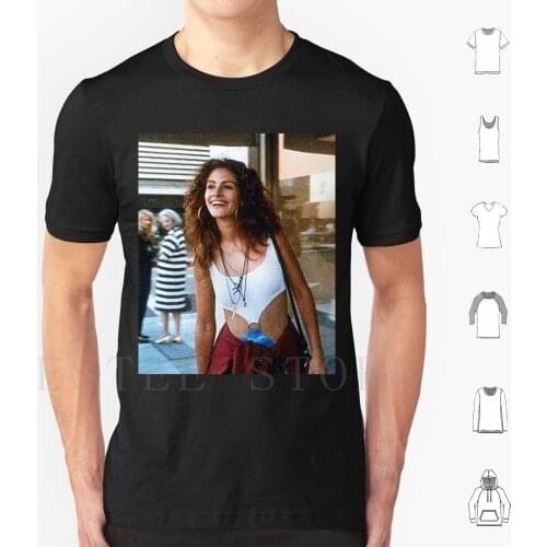 Julia Roberts Young 2.0 T Shirt Cotton Men Diy Print Julia Roberts Actress 90S 1990 Holywood Pretty Woman Icon American Usa
