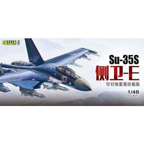 Great Wall Hobby L4823 1/48 scale Russian Su-35S "Flanker-E" Multirole Fighter Air To Surface Version Model Kit