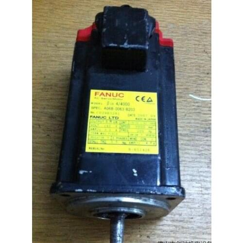 USED 100% TESTED A06B-0063-B203 FANUC A06B-0063-B203 AC SERVO MOTOR A06B-0063-B203