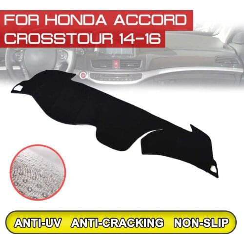 For Honda Accord Crosstour 2014 2015 2016 Car Dashboard Mat Anti-dirty Non-slip Dash Cover Mat UV Protection Shade Sticker