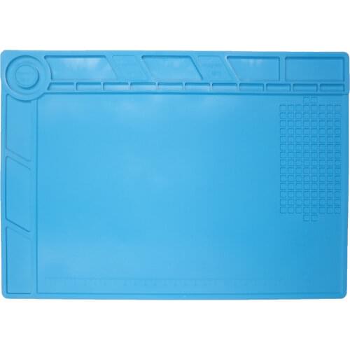 S-140 High Temperature Resistant Magnetic Silicone Pad Heat Insulation Station Kit Repair Pad Maintenance Platform 20pcs