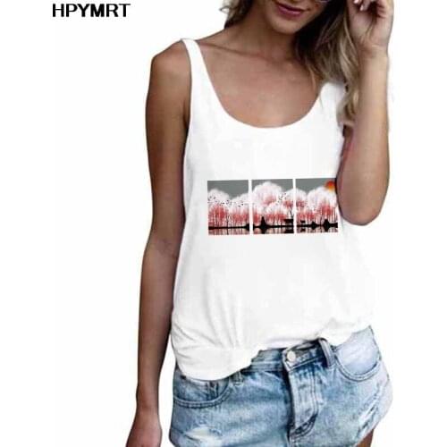 Beautiful scenery New Summer Tank Tops Women Aesthetics Graphic Fashion Lady Streetwear Sexy Vest Female Sleeveless Tee Clothes