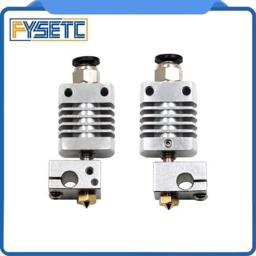 1set J-head Hotend Bowden Extrusion Head Kit Assembled Extruder Kit For CR-8/CR-10 3D Printer 1.75mm Nozzle 0.4mm