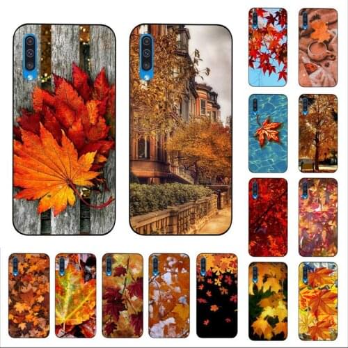 Yinuoda Leaves Maple Leaf Autumn Phone Case for Samsung A30s 51 5 71 70 40 10 20 s 31 A7 A8 2018