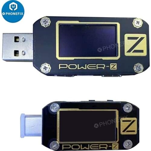 POWER-Z USB Tester Type-C Port Charger Voltage Current Ripple USB PD Measurement Digital Voltmeter for Phone Motherboard Repair