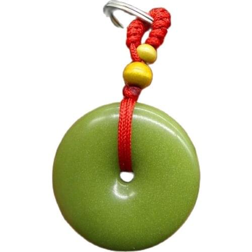 Luminous stone safety buckle pendant jade safety buckle