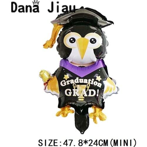High-quality school graduation Baloon woodpecker congrats GRAD student way to go Back To School Party Decorations Birthday Decor
