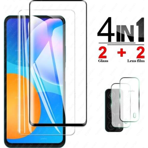 Tempered Glass for Huawei P Smart 2021 Glass Screen Protector Camera Glass on Huwei Psmart PPA-LX2 6.67" Protective Glass Film