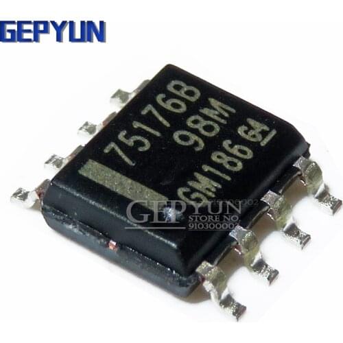10PCS SN75176BDR SN75176B SOP8 SOP SN75176 SMD 751 Gepyun