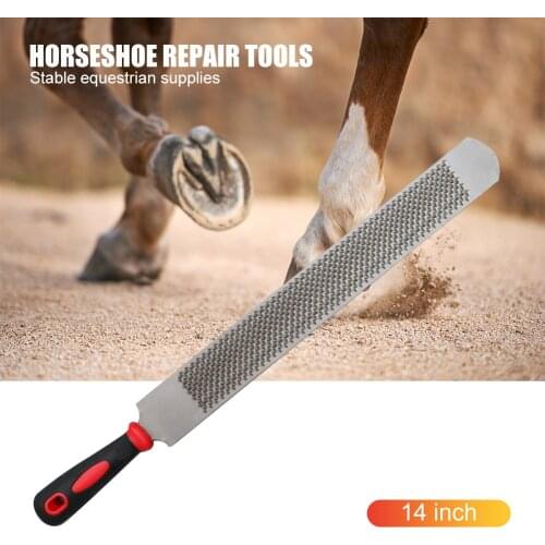 14 Inch Iron Horseshoe File Equestrian Supplies Horse Hoof Rasp Trimming File Farrier Horseshoe Repair Tools