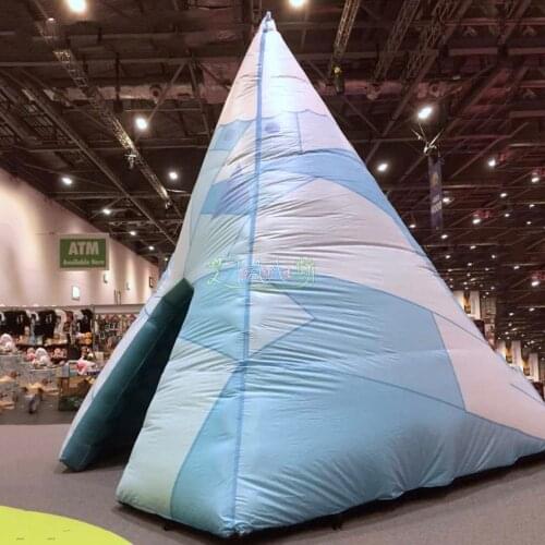 3x3m Attractive inflatable blowing tipi tent,ice moutain,kids toy trade show Childrens tent/dome tent for sale