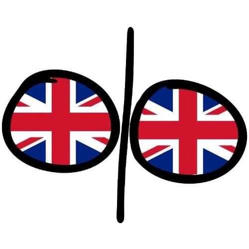 90x150cm custom female flag with England Great Britain banner