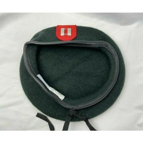 US Army 7th Special Forces Group Green Beret OfficerS Captain Rank Military Hat Military Store