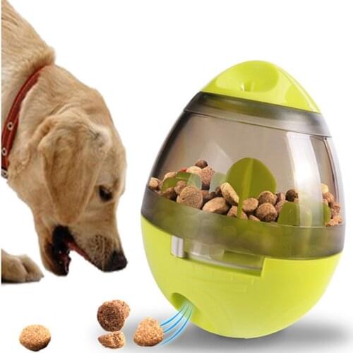 Pet Chewing Food Leakage Automatic Toy Ball Funny Tumbler Food Leakage Ball Cat Dog Education Molar Cleaner Snack Toy Training