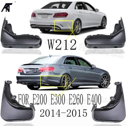 Mud Flaps For Benz E class W212 E200 E300 E260 E400 2013-2016Mud flap Mudguards Fender