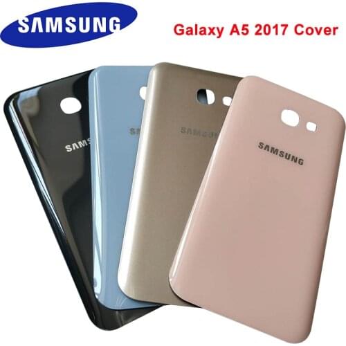 A5 Cover for Samsung Galaxy A5 2017 A520 A520F Back Battery Cover Case 3D Glass Rear Housing Cover Replacement for Galaxy A5 a 5