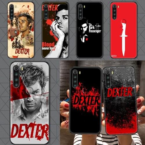 Dexter TV Phone case For Xiaomi Redmi Note 7 7A 8 8T 9 9A 9S 10 K30 Pro Ultra black fashion coque painting hoesjes tpu shell
