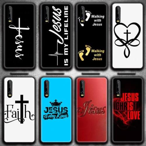 Faith Christian Religious Jesus Phone Case for Huawei P20 P30 P40 lite E Pro Mate 30 20 Pro P Smart 2020 P10