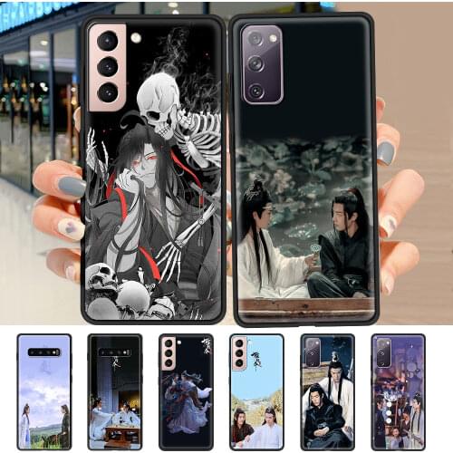 Case For Samsung Galaxy S20 FE S10 Plus S21 Ultra S9 S8 S10Lite S10e Antifall Phone Coque S7 Edge Funda Wang Yibo The Untamed