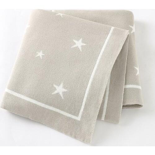 Baby Blanket 100%Cotton Plaid Knitted Newborn Girls Stroller Muslin Swaddle Wrapper Super Soft Infant Boys Bedding Cradle Quilts