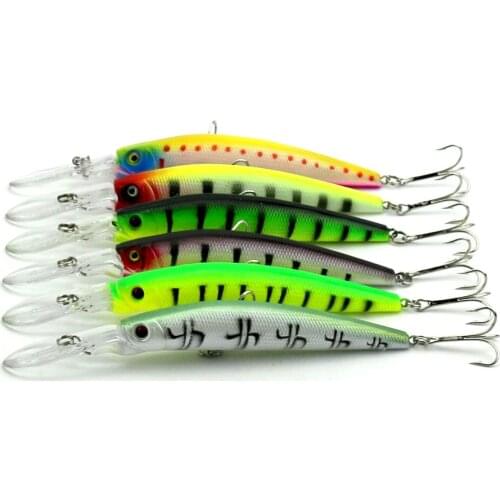 HENGJIA 1PC 14.5cm 14.7g Fishing Lure Floating Hard Bait Fish Artificial Baits Minnow Fishing Wobbler Japan pesca fishing tackle