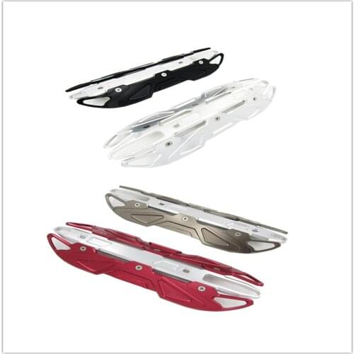 Red Titanium Black Silver CNC Aluminum Cover Muffler Exhaust Pipe Cover For Motorcycle PCX125 PCX 125 PCX150 150 All years